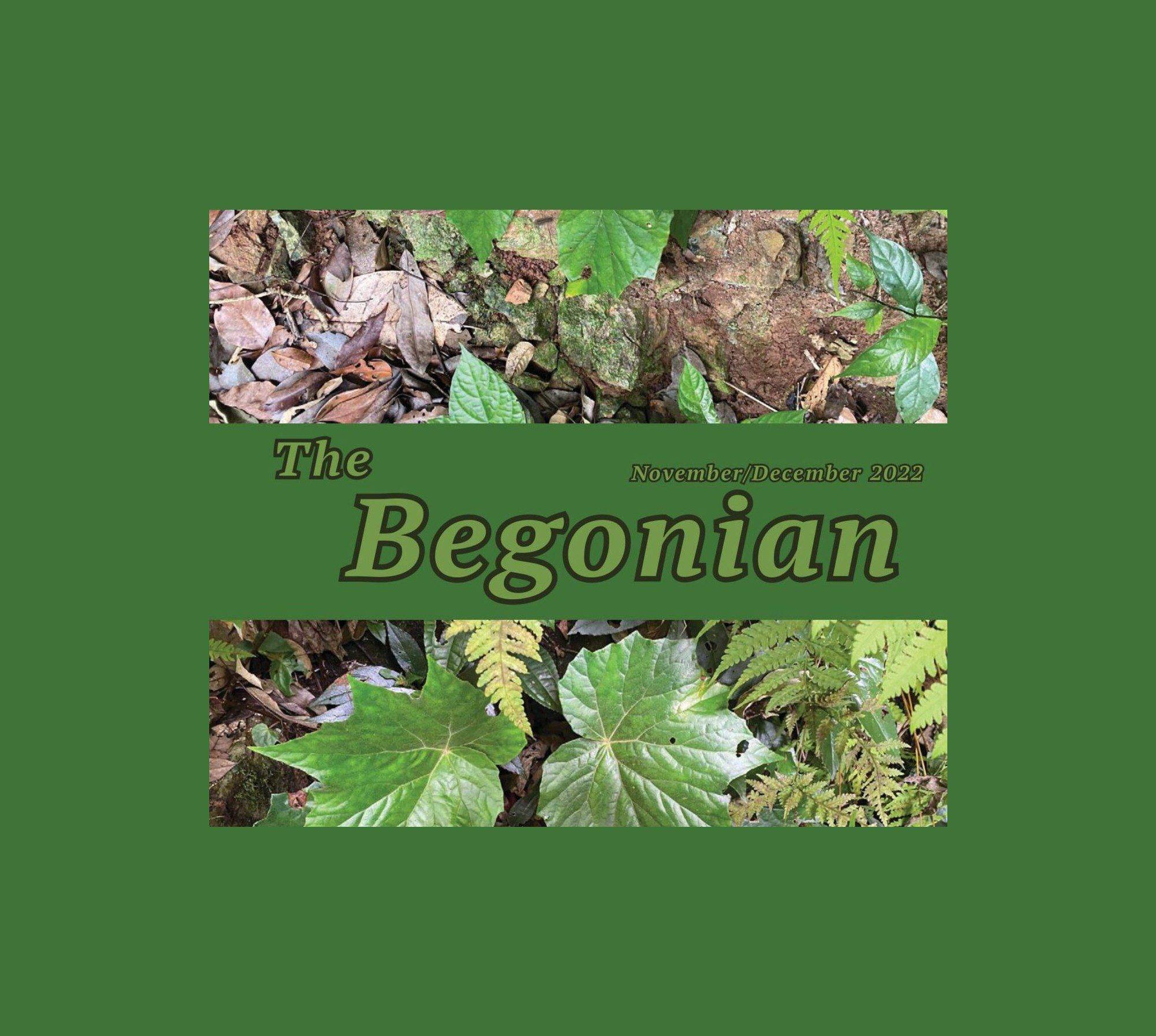 The Begonian November – December 2022